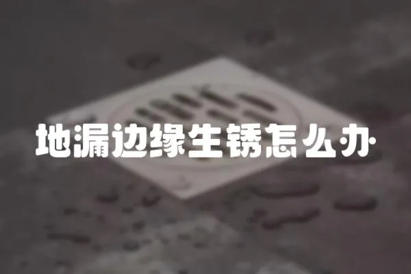 地漏邊緣生銹怎么辦