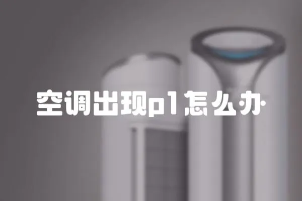 空調(diào)出現(xiàn)p1怎么辦