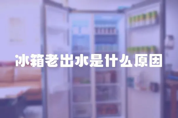 冰箱老出水是什么原因