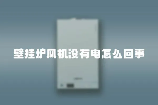 壁掛爐風機沒有電怎么回事