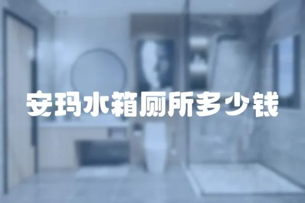 安瑪水箱廁所多少錢