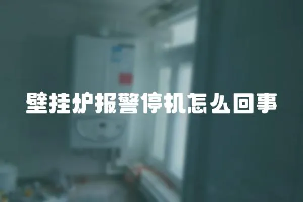 壁掛爐報警停機怎么回事