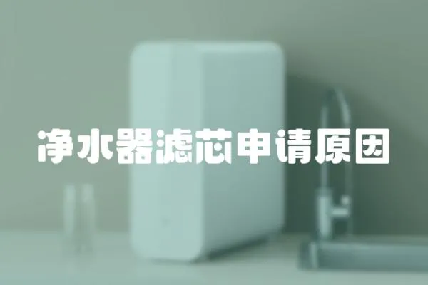 凈水器濾芯申請原因