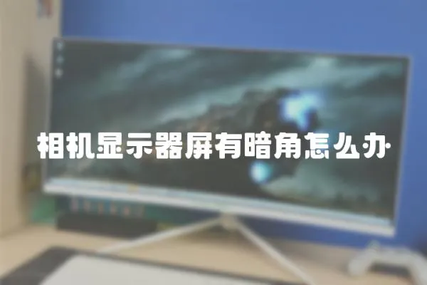 相機顯示器屏有暗角怎么辦