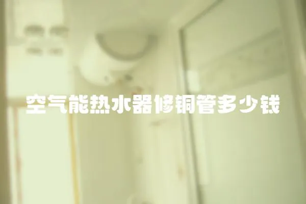 空氣能熱水器修銅管多少錢