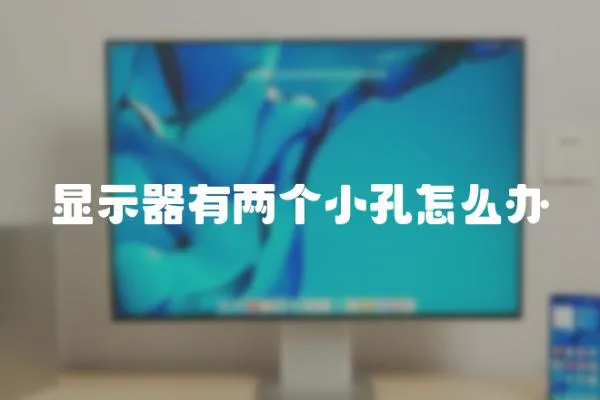 顯示器有兩個小孔怎么辦