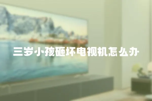 三歲小孩砸壞電視機怎么辦