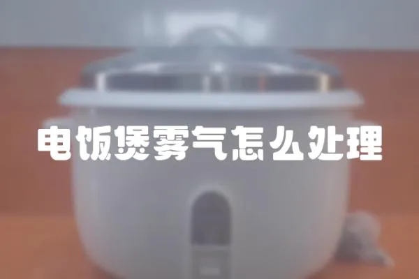 電飯煲霧氣怎么處理