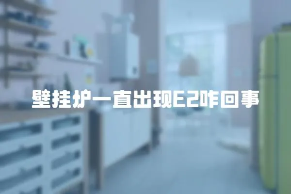 壁掛爐一直出現E2咋回事