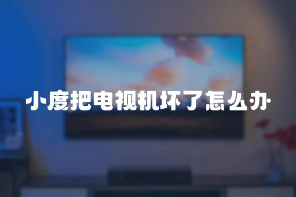 小度把電視機壞了怎么辦