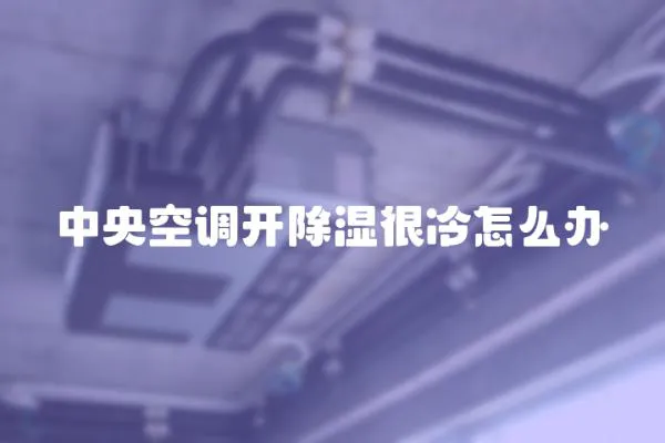 中央空調開除濕很冷怎么辦