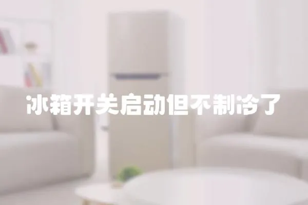 冰箱開關啟動但不制冷了