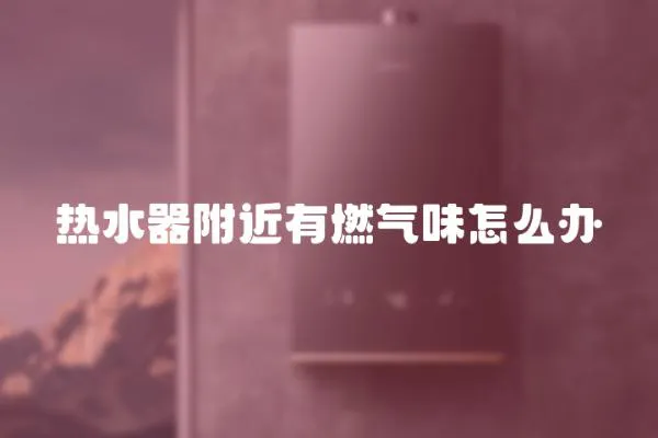 熱水器附近有燃?xì)馕对趺崔k