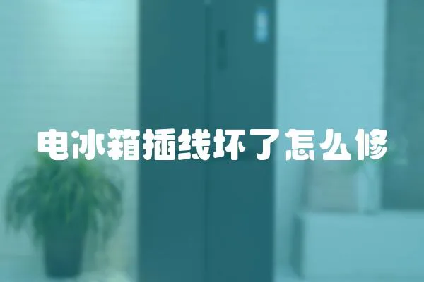 電冰箱插線壞了怎么修