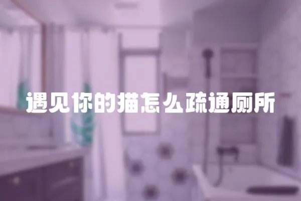 遇見你的貓怎么疏通廁所