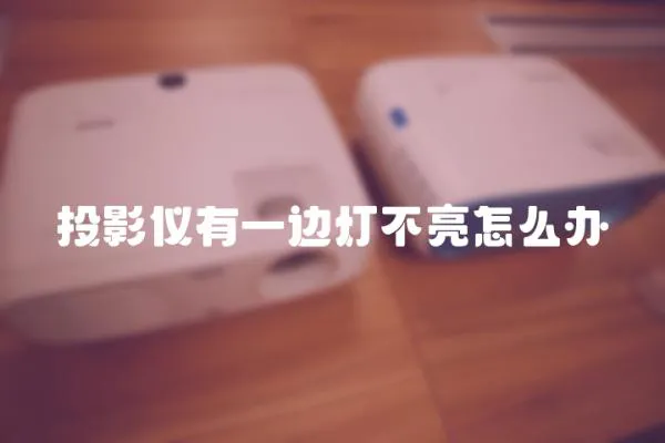 投影儀有一邊燈不亮怎么辦