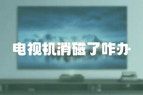 電視機消磁了咋辦