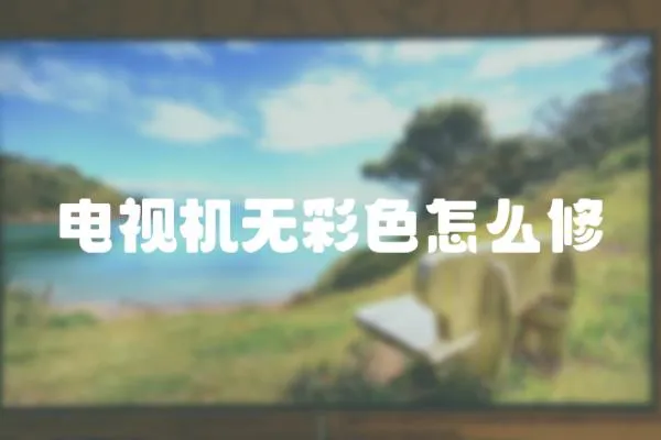 電視機無彩色怎么修