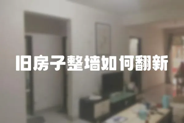 旧房子整墙如何翻新