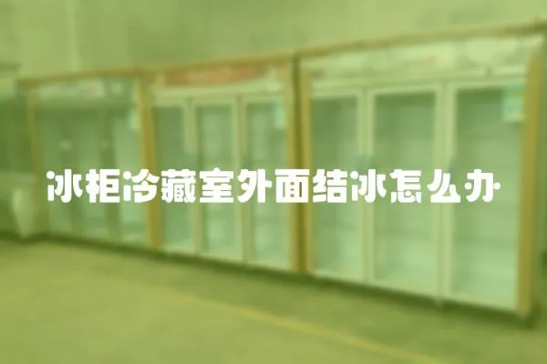 冰柜冷藏室外面結冰怎么辦