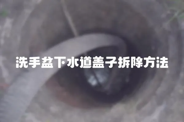 洗手盆下水道蓋子拆除方法