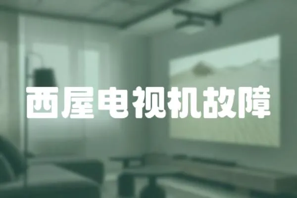 西屋電視機故障