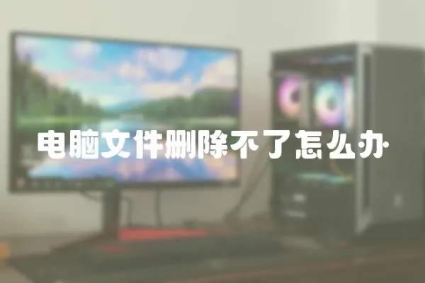 電腦文件刪除不了怎么辦