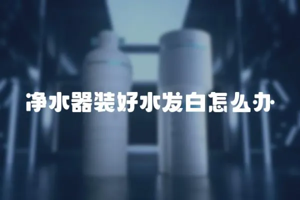 凈水器裝好水發(fā)白怎么辦
