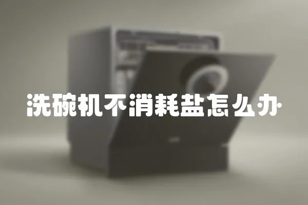 洗碗機不消耗鹽怎么辦