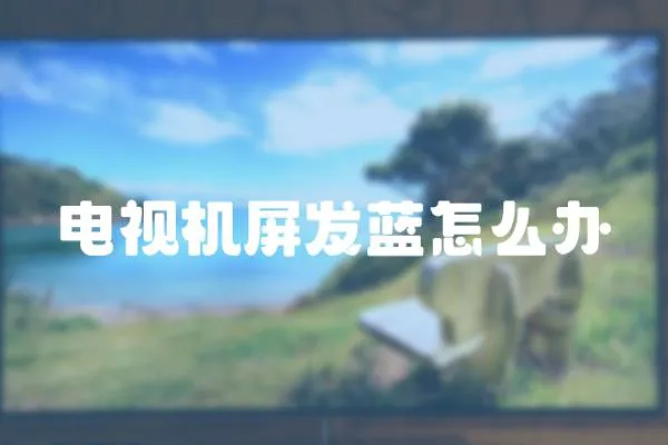 電視機屏發藍怎么辦