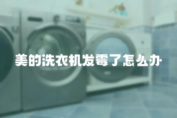 美的洗衣機發霉了怎么辦
