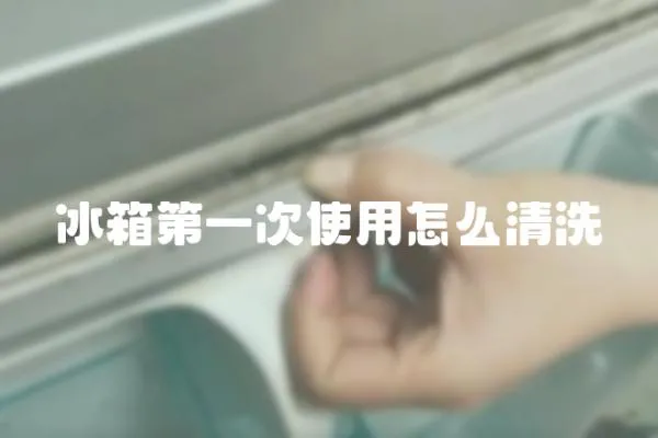 冰箱第一次使用怎么清洗