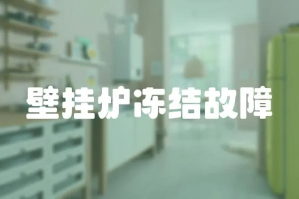 壁掛爐凍結(jié)故障