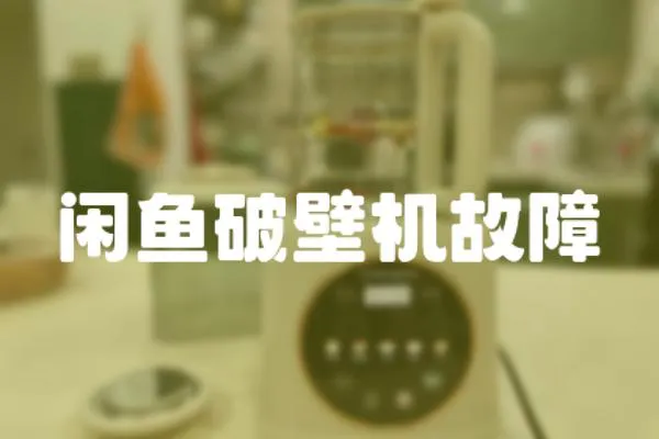 閑魚破壁機故障