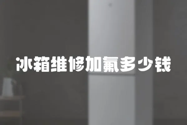 冰箱維修加氟多少錢