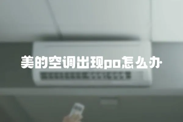 美的空調(diào)出現(xiàn)po怎么辦