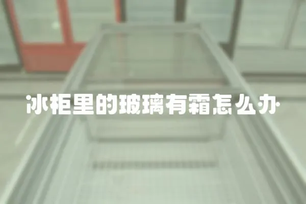 冰柜里的玻璃有霜怎么辦