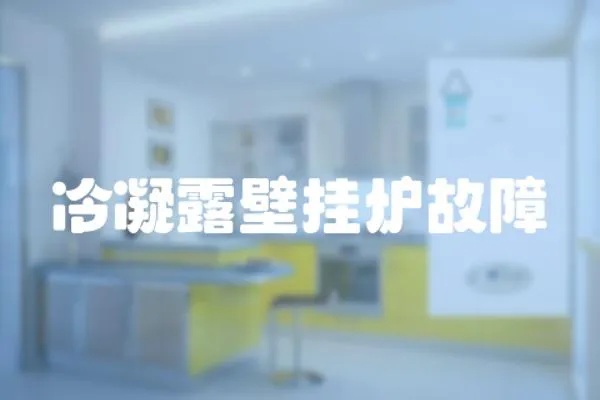 冷凝露壁掛爐故障