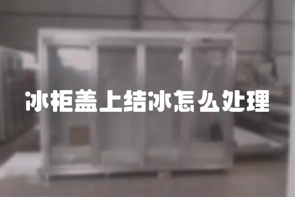 冰柜蓋上結冰怎么處理