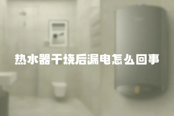 熱水器干燒后漏電怎么回事
