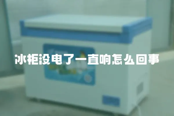 冰柜沒電了一直響怎么回事