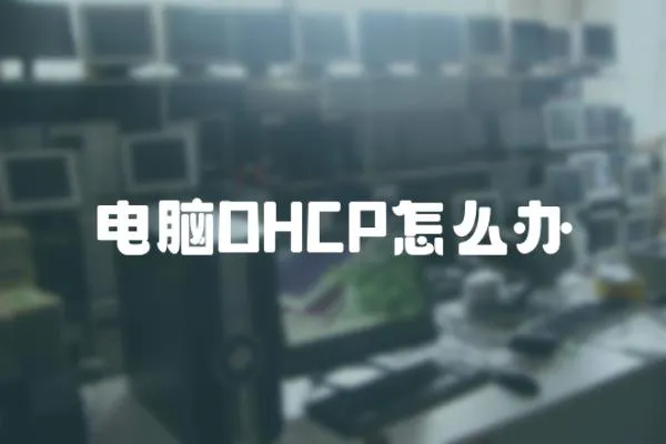 電腦DHCP怎么辦