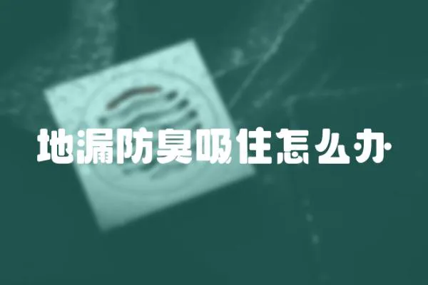 地漏防臭吸住怎么辦