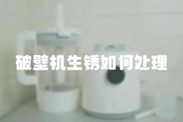 破壁機生銹如何處理