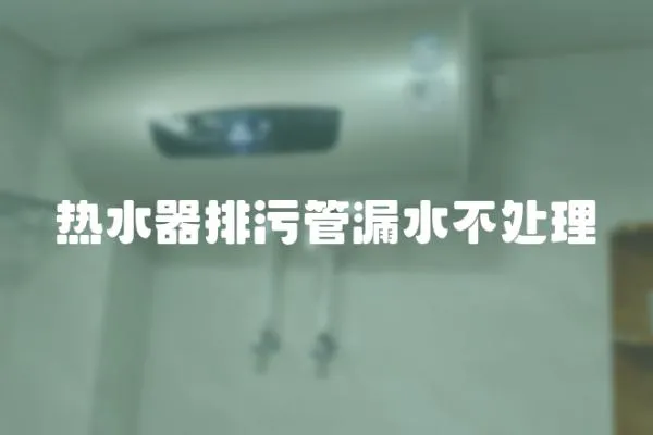 熱水器排污管漏水不處理