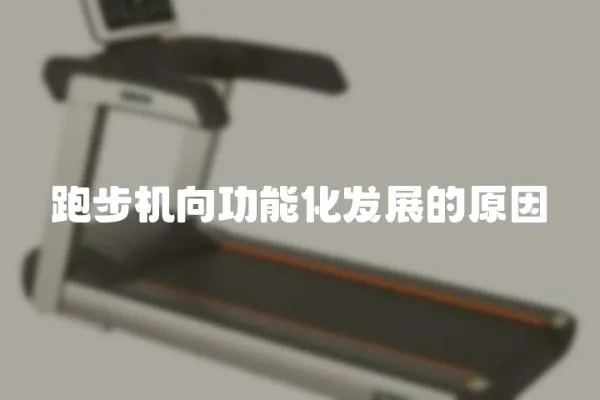 跑步機向功能化發展的原因