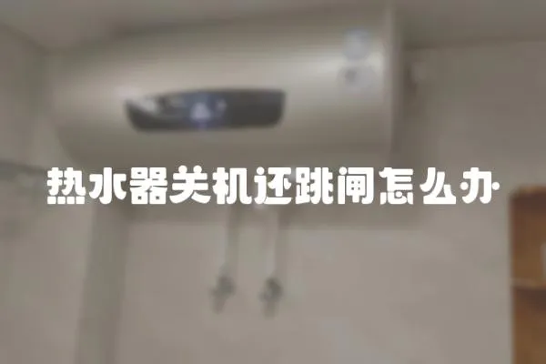 熱水器關機還跳閘怎么辦
