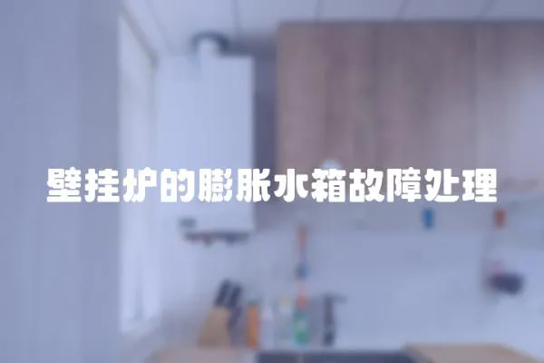 壁掛爐的膨脹水箱故障處理