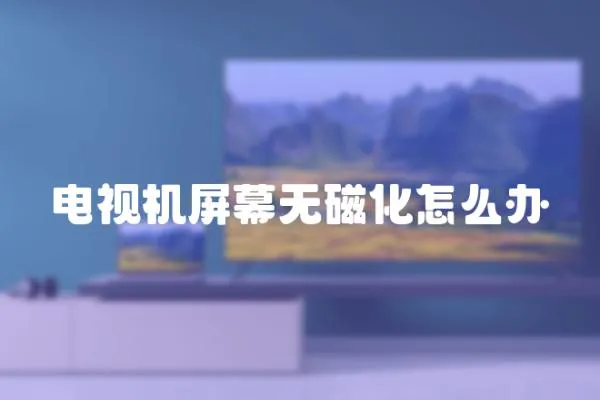 電視機屏幕無磁化怎么辦