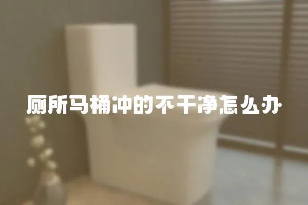 廁所馬桶沖的不干凈怎么辦